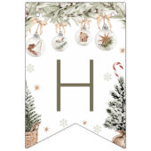 Winter Onederland Birthday Banner バンティングフラッグ (第2の旗)