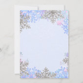 Winter Onederland Birthday Invitation 招待状 (裏面)