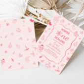 Winter Onederland Birthday Party 招待状