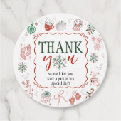 Winter ONEderland Favor Tag フェイバータグ (正面)