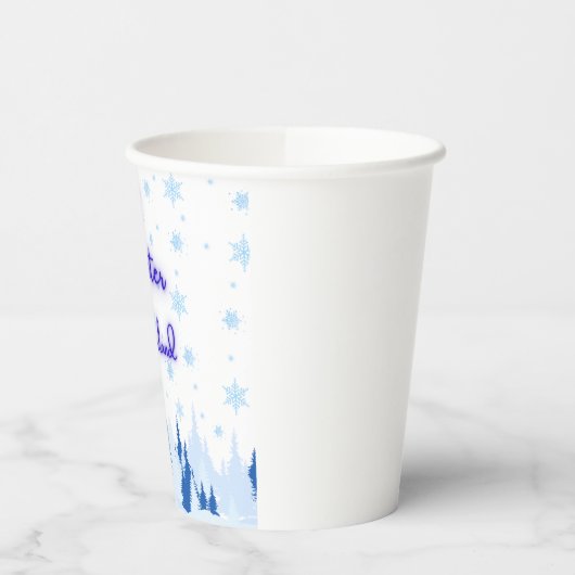 Winter Onederland First Birthday Party Cups 紙コップ (左)