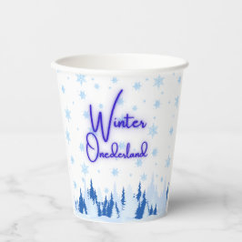 Winter Onederland First Birthday Party Cups 紙コップ