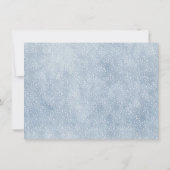 Winter ONEderland Photo 1st誕生日招待状 招待状 (裏面)