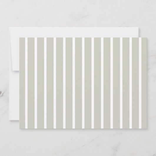 Winter Onederland Photo Thank You Card 招待状 (裏面)