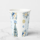 Winter Onederland Snowflake 1st Birthday Party 紙コップ (左)