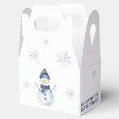 Winter Onederland Snowman 1st Birthday  フェイバーボックス (オープン)