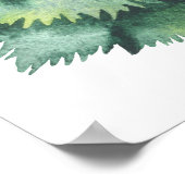 Winter Onederland Snowman 1st Birthday  ポスター (角)