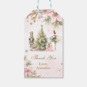 Winter Onederland the Nutcracker Birthday Thank yo ギフトタグ (正面)