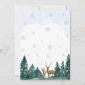 Winter ONEderland Time Capsule Card 招待状 (裏面)