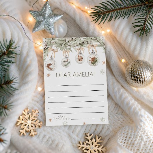 Winter Onederland Time Capsule Card 招待状