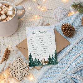 Winter ONEderland Time Capsule Card 招待状