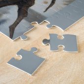 winter owl Christmas snow ジグソーパズル (側面)