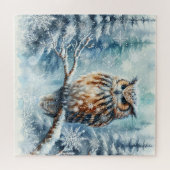 Winter Owl Puzzle ジグソーパズル (横)