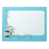 Winter Owlsメモ帳 ノートパッド (正面)