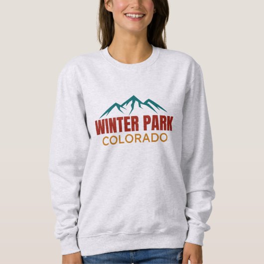 Winter Park Colorado スウェットシャツ (正面)
