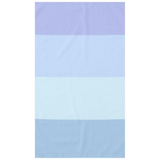 Winter pastel color scheme テーブルクロス (正面)