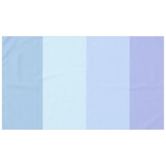 Winter pastel color scheme テーブルクロス (正面(横))
