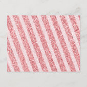 Winter Pastel Pink Snowflake Sleigh Advice For Mom エンクロージャーカード (裏面)