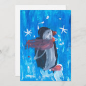 Winter Penguin シーズンカード (正面/裏面)