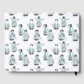 Winter Penguin Baby Shower ゲストブック (裏面)