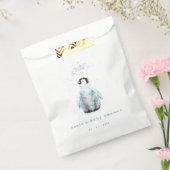 Winter Penguin Baby Shower フェイバーバッグ (封をした状態)