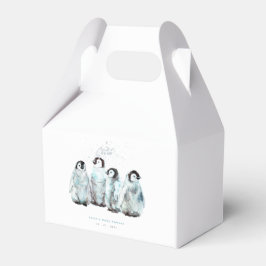 Winter Penguin Baby Shower フェイバーボックス