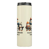 Winter Penguin Family with Snowman タンブラー (裏面)