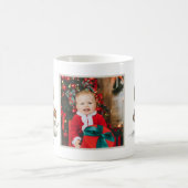 Winter Penguin with Snowman Design コーヒーマグカップ (中央)