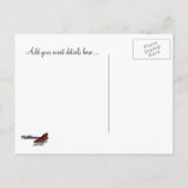 Winter Pine日付はがきを保存 案内ポストカード (裏面)