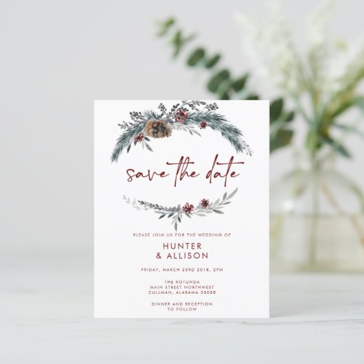 Winter Pine日付を保存 (スタンド正面)