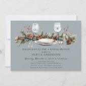 Winter Pine Bridal Brunch Invitation 招待状 (正面)