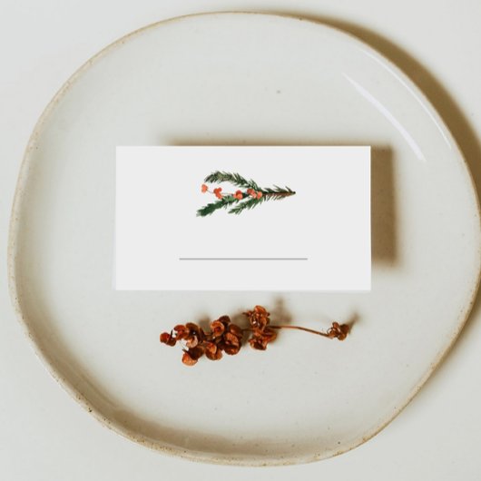 Winter Pine Fill in プレイスカード