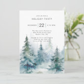 Winter Pine Tree Holiday Party 招待状 (スタンド正面)