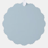 Winter Pinecone Christmas Ornament オーナメントカード (裏面)