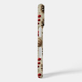 Winter Pinecones and Red Berries Case-Mate iPhoneケース (裏面 / 右)
