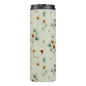 Winter Pinecones and Snowy Branches タンブラー (裏面)