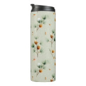 Winter Pinecones and Snowy Branches タンブラー (回転右)