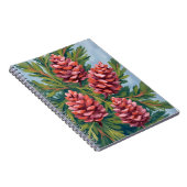 Winter Pinecones | Nature Watercolor Painting ノートブック (右側)