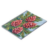 Winter Pinecones | Nature Watercolor Painting ノートブック (左側)