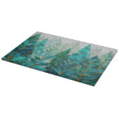 Winter Pines – Christmas Forest カッティングボード (角)