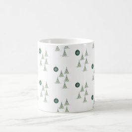 Winter Pines Gift Wrap コーヒーマグカップ