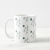Winter Pines Gift Wrap コーヒーマグカップ (左)