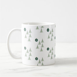 Winter Pines Gift Wrap コーヒーマグカップ