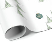 Winter Pines Gift Wrap ラッピングペーパー (ロールコーナー)