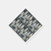 Winter Pines & Holiday Sentiments スタンダードカクテルナプキン (角)