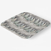 Winter Pines & Holiday Sentiments ペーパープレート (傾斜あり)