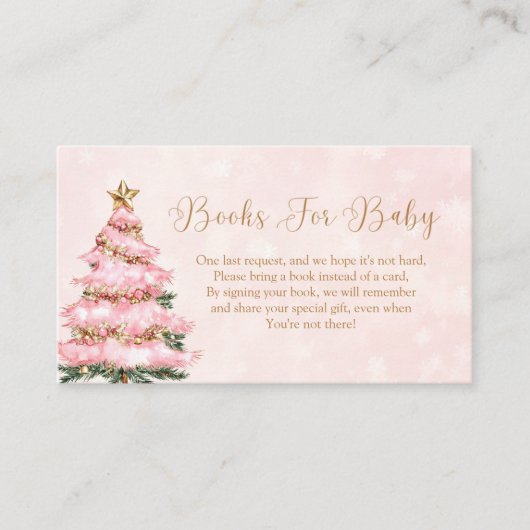 Winter Pink Baby Its Cold Outside Books For Baby エンクロージャーカード (正面)