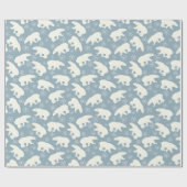 Winter Polarシームレスなパターン+アイディア ラッピングペーパー (フラット)