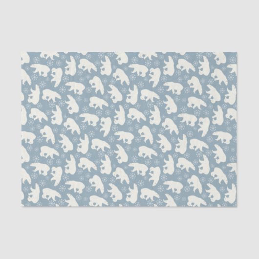 Winter Polarシームレスなパターン+アイディア 薄葉紙 (正面)