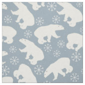 Winter Polar Bearシームレスパターン+アイディア ファブリック (見本)